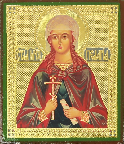 Religious icon: Holy Martyr Pelagia