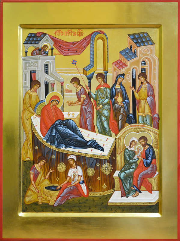 Icon: Nativity of the Most Holy Theotokos - R - Istok Church Supplies Corp.